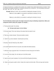 Creating Compound Sentences Worksheet.docx