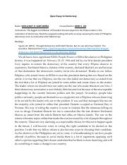 Shiela May Ojas Santamena - Open Essay to Democracy GEC03 Activity 3 Midterm (1).pdf