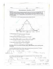 Normal Distributions Calculations - Practice.pdf