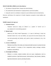 HEALTH AND WELL-BEING.docx