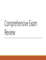 Comprehensive Exam Review.pdf