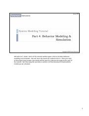 4 Behavior Modeling & Simulation (Innoslate).pdf