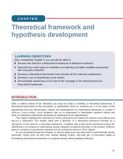 chapter 5 (Theoretical framework and hypothesis development).docx