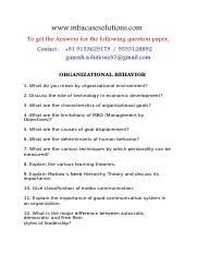 ORGANIZATIONAL BEHAVIOR - IIMRT - What do you mean by organizational.pdf