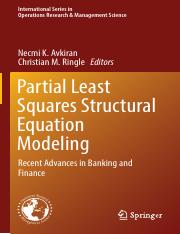 Partial Least Squares Structural Equation Modeling Recent Advances in Banking and Finance by Necmi K