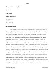 Реферат: Pride And Prejudice 12 Essay Research Paper