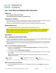 4.6.6 Lab - View Wired and Wireless NIC Information.pdf