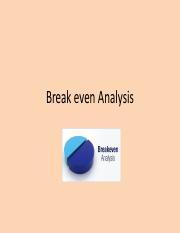 Break even Analysis.pdf