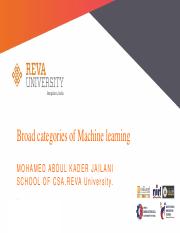 M19CA4051_Lecture 1.2 Broad categories of Machine learning (1).pdf