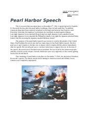 pearl harbor speech.docx