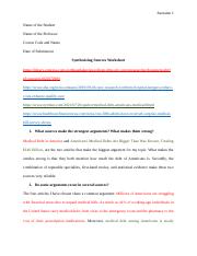 Synthesizing Sources Worksheet (takes place of Essay Two).docx