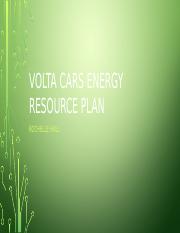 week 8 Volta CARS Energy resource plan