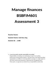 Manage finances Assessment 3.docx