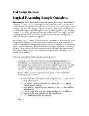 Logical Reasoning Questions