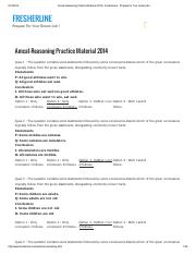 Amcat-Reasoning Practice Material 2014 _ FresherLine - Prepare for Your dream job !.pdf
