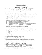 Scholastica School Economics Model Question 1st term.docx
