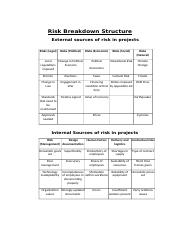Q.4 (Risk Breakdown Structure).docx
