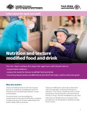 Aged care Quality - Nutrition and texture modified food and drink.v1.0.pdf