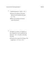 Assessment for and as  Learning Chapter 5                                                   MHF4U (1