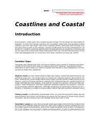 Coastlines Extra Credit Option.xlsx