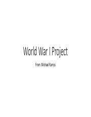 World War I Project.pdf