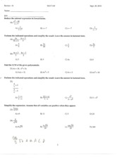 MATH140 Exam Review #1 page 3(answers at bottom)