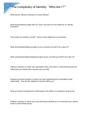 Complexity of Identity Worksheet.docx