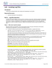 3.2.1.4 Lab - Locating Log Files.docx