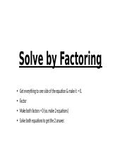 Solve by Factoring notes done.pptx