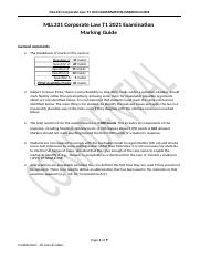 MLL331 T1 2021 Final Exam Marking Guide .docx