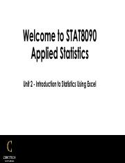 Unit 2 - Introduction to Statistics Using Excel (1).pdf