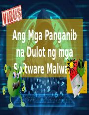 Ang Mga Panganib na Dulot ng mga Software by Kylie.pptx