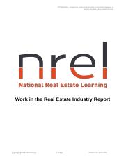 CPPREP4001 - Work in the Real Estate Industry Report new.docx