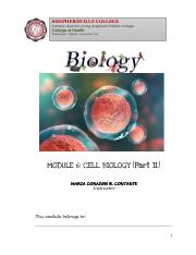 Module 6, Cell Biology (Part II).pdf