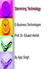 stemming-technology.ppt
