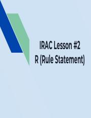 IRAC Rule and Application.pdf
