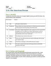 2.01 The American Dream.docx