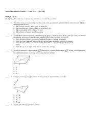 Intro Mechanics Practice Unit Test 1 Part A - Motion.pdf