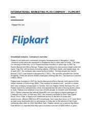 Marketing Plan Flipkart'