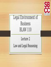 BLAW110 - Legal Reasoning v. 1.0 - 1.8.21.pptx
