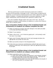 Module 6 Lab 1 Irradiated Seeds Instructions and Worksheet.docx