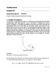 Physics 1 Chapter 8 Homework Solutions