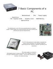 _7 Basic Components of PC notes.docx