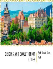Origins and Evolution of Cities .pdf