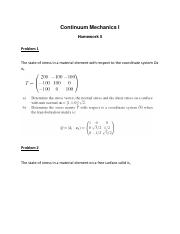 Continuum Mechanics I - Homework 5.pdf