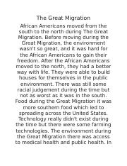 The Great Migration.docx