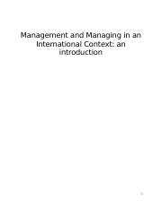 Management and Managing in an International Context.docx