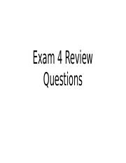 NUR 4227 Exam 4 Review Questions.pptx