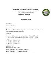 D.S Assignment number theory (1).docx