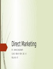 ~tmp80_ Direct marketing- Aman Chaudhary 87B.pptx
